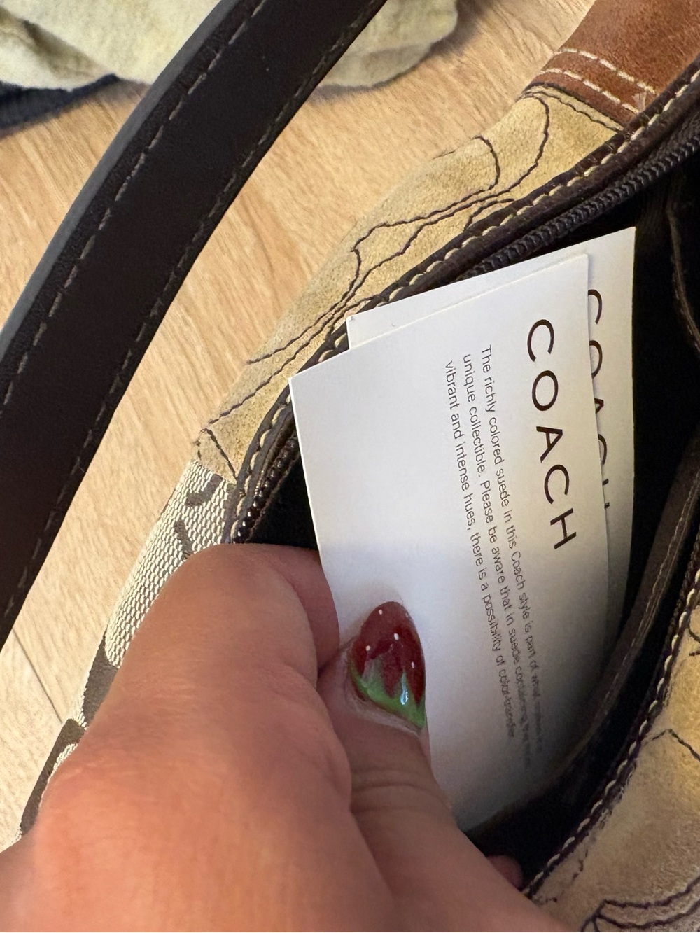 NWT Coach Y2K patchwork mini hobo purse - Picture 8 of 8